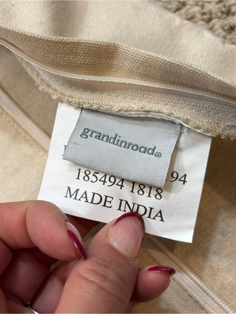 Brand new without Tags Lot of Two‎ Grandin Road Brand Wool Blend Pillow Covers